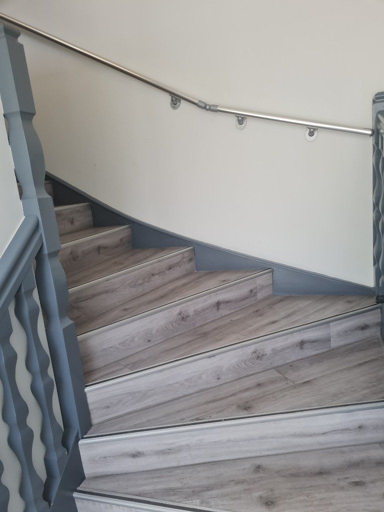 réalisation d'un escalier en sol